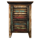 Nirvana  Reclaimed  Solid Wood Bedside Table    20